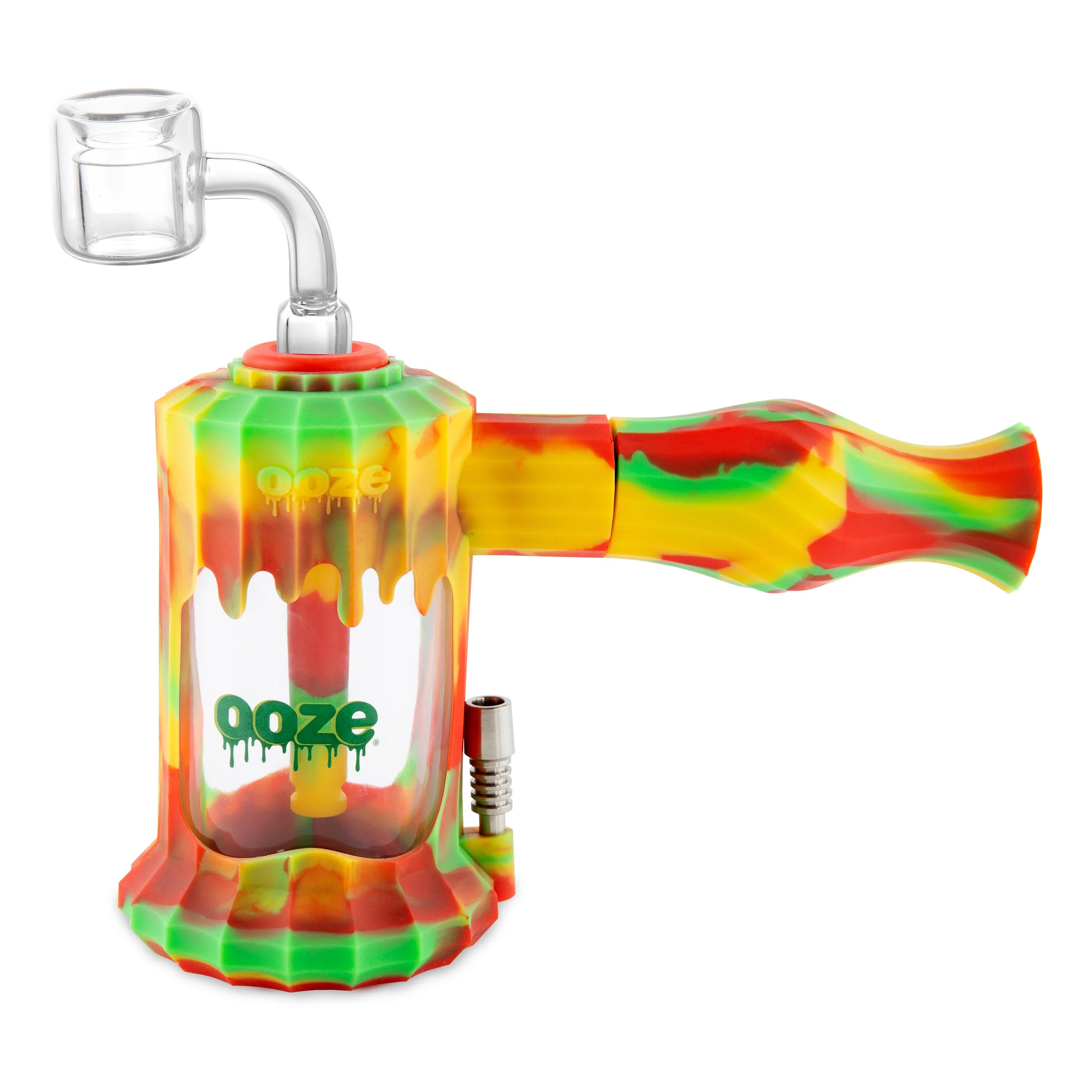 Clobb – Silicone Glass 4-in-1 Hybrid -  Rasta - Image 4