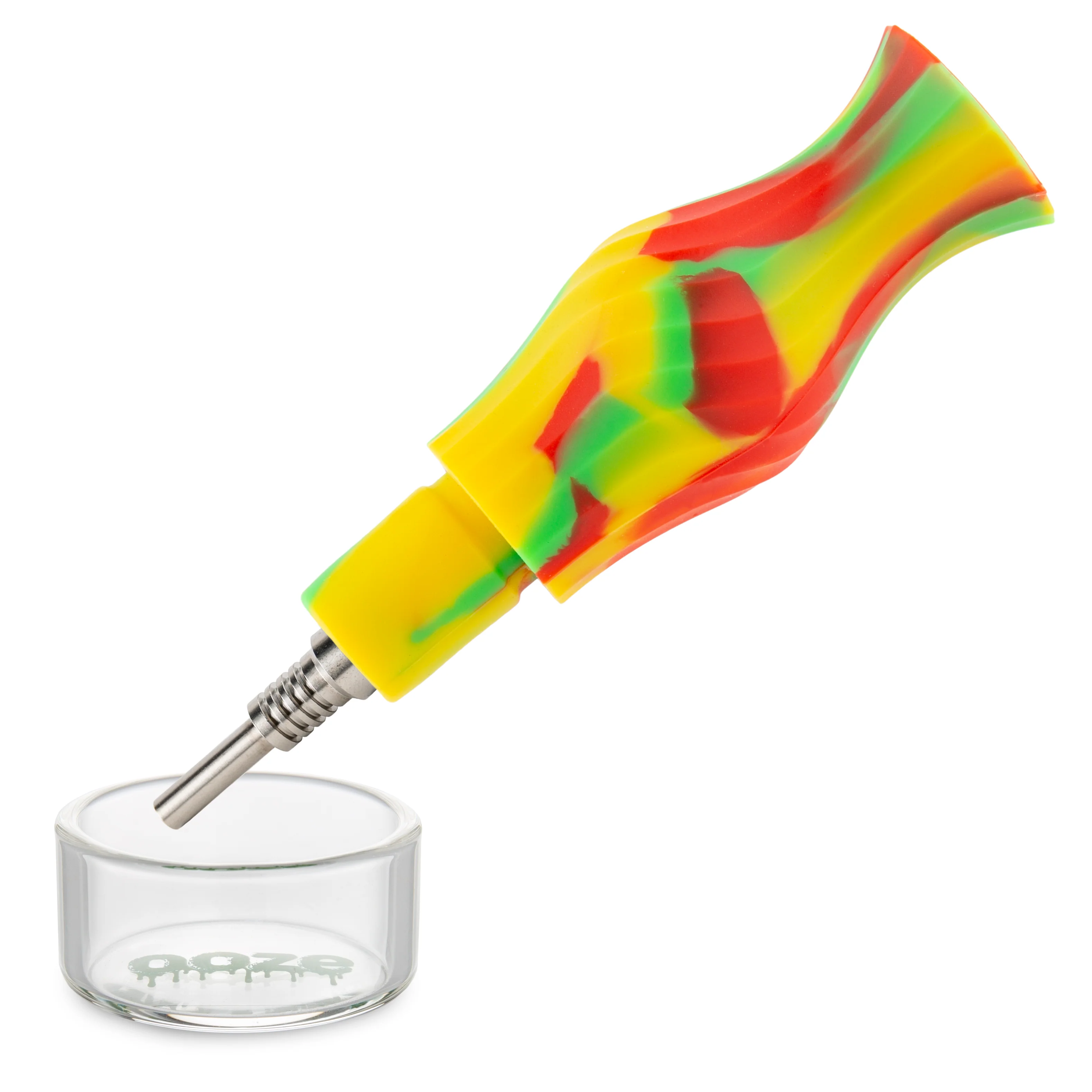 Clobb – Silicone Glass 4-in-1 Hybrid -  Rasta - Image 6