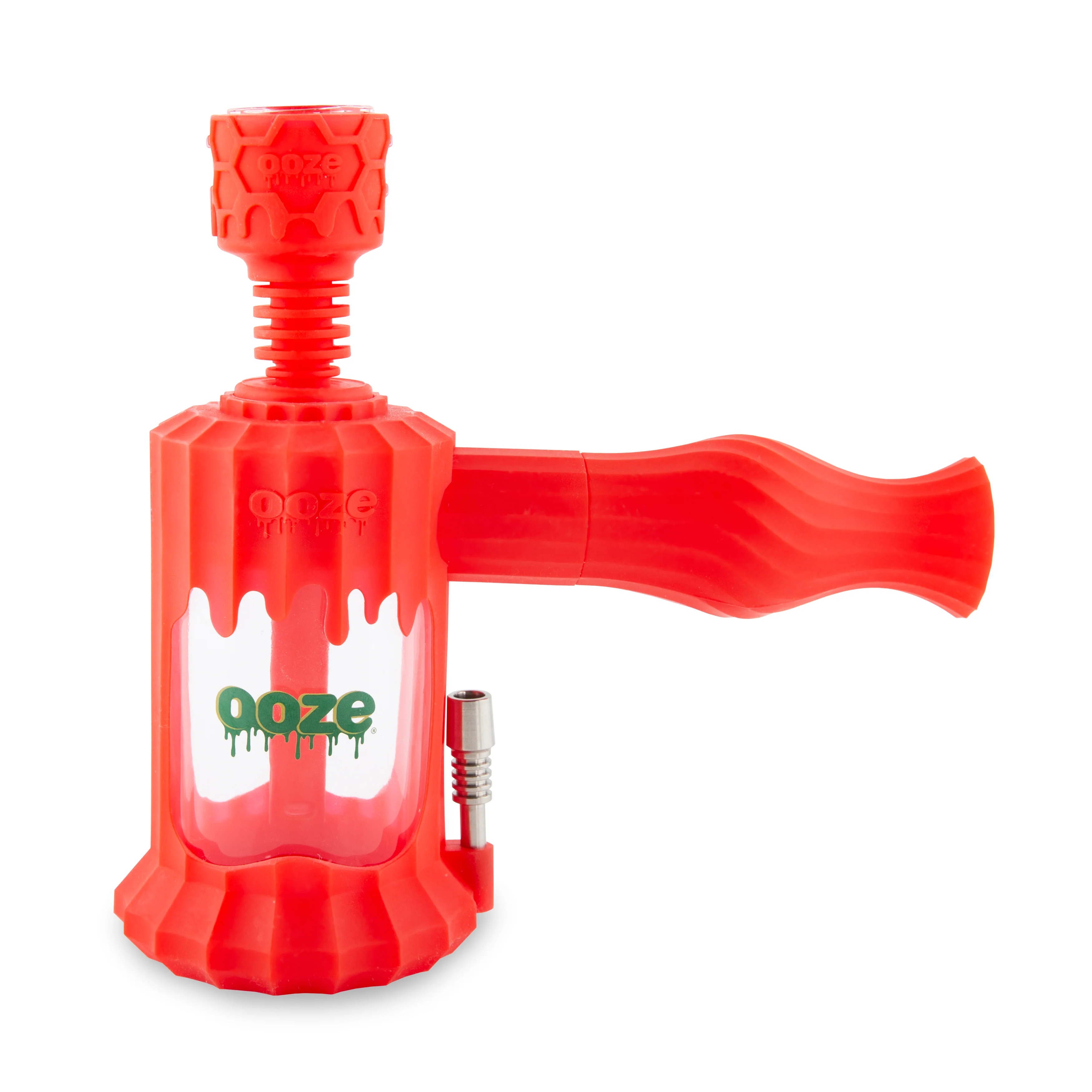 Clobb – Silicone Glass 4-in-1 Hybrid -  Scarlet