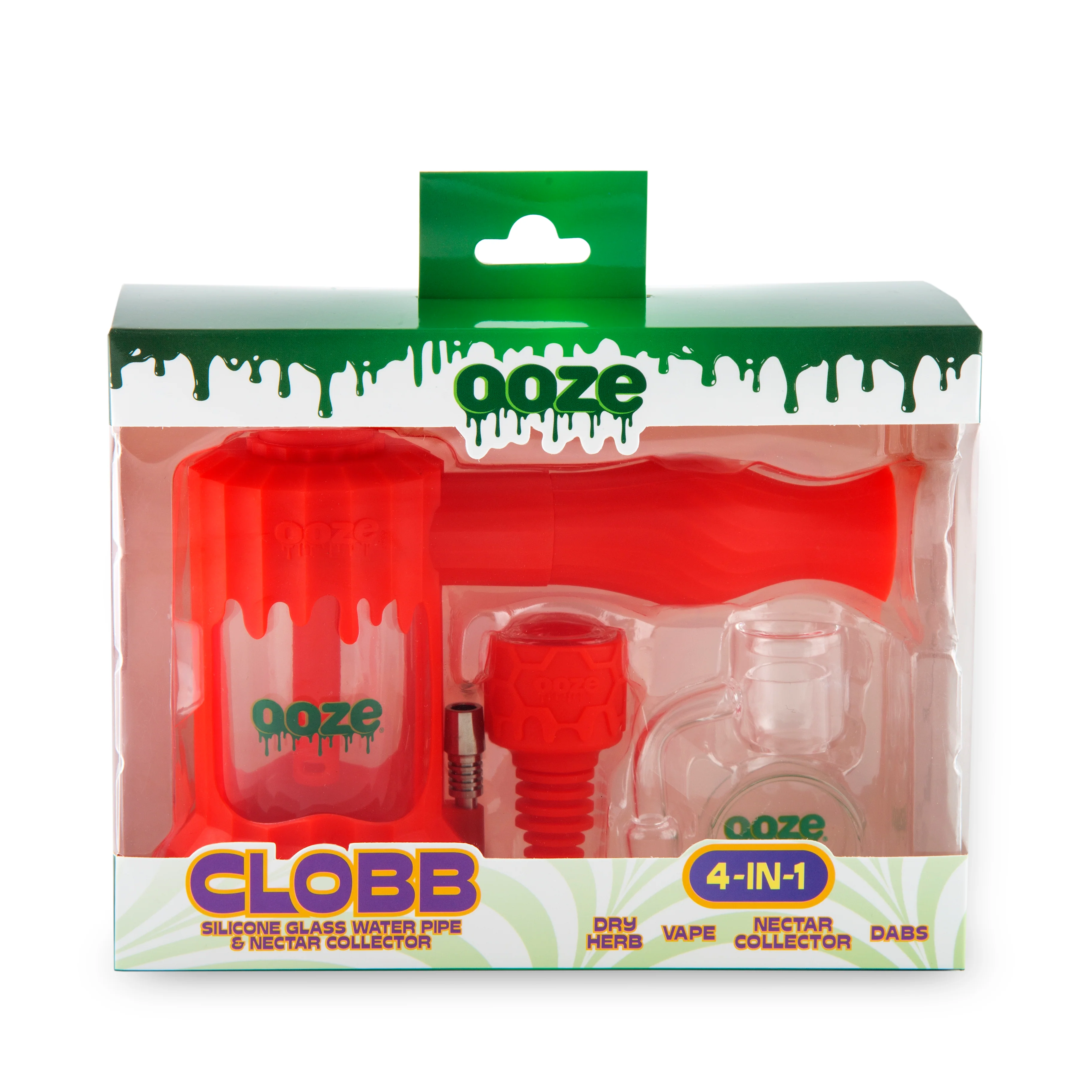 Clobb – Silicone Glass 4-in-1 Hybrid -  Scarlet - Image 7