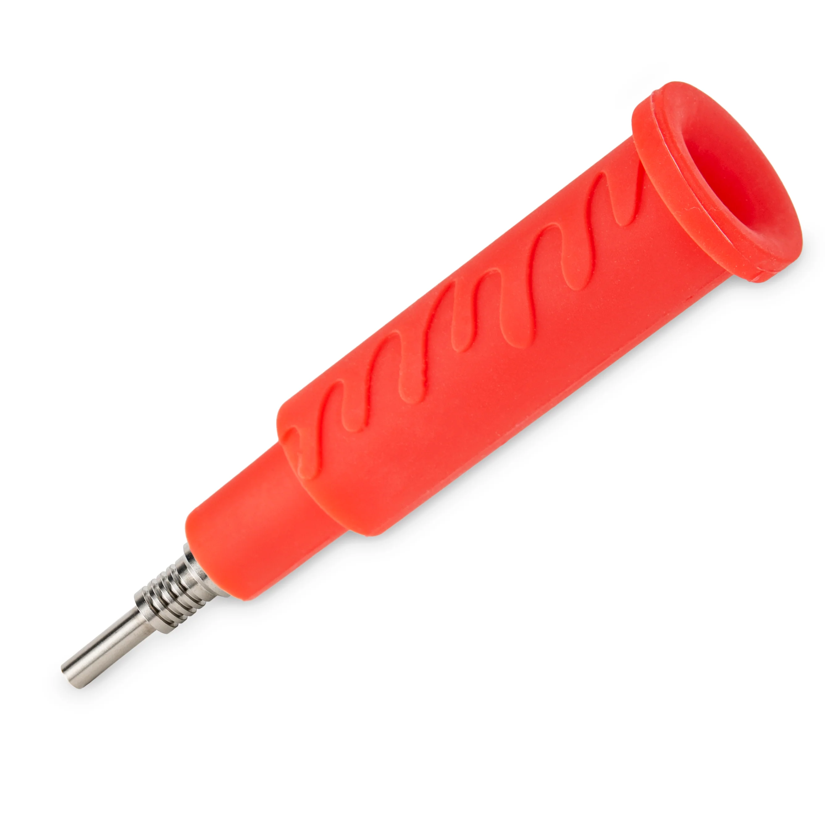 Ooze Cranium Silicone Water Pipe, Dab Rig & Dab Straw - Scarlet - Image 6