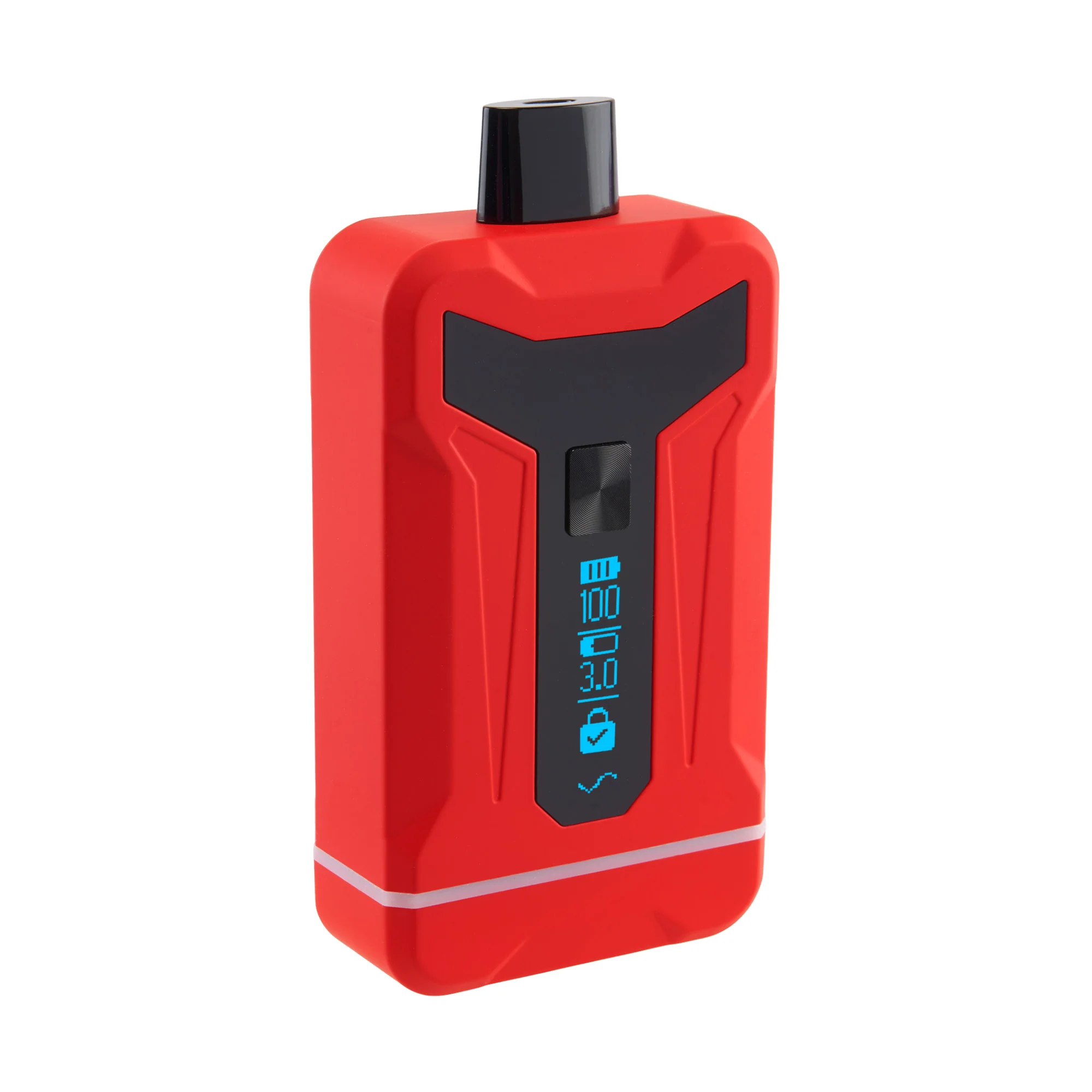 Duet – 650 mAh Dual Cart Conceal Battery - Red - Image 4