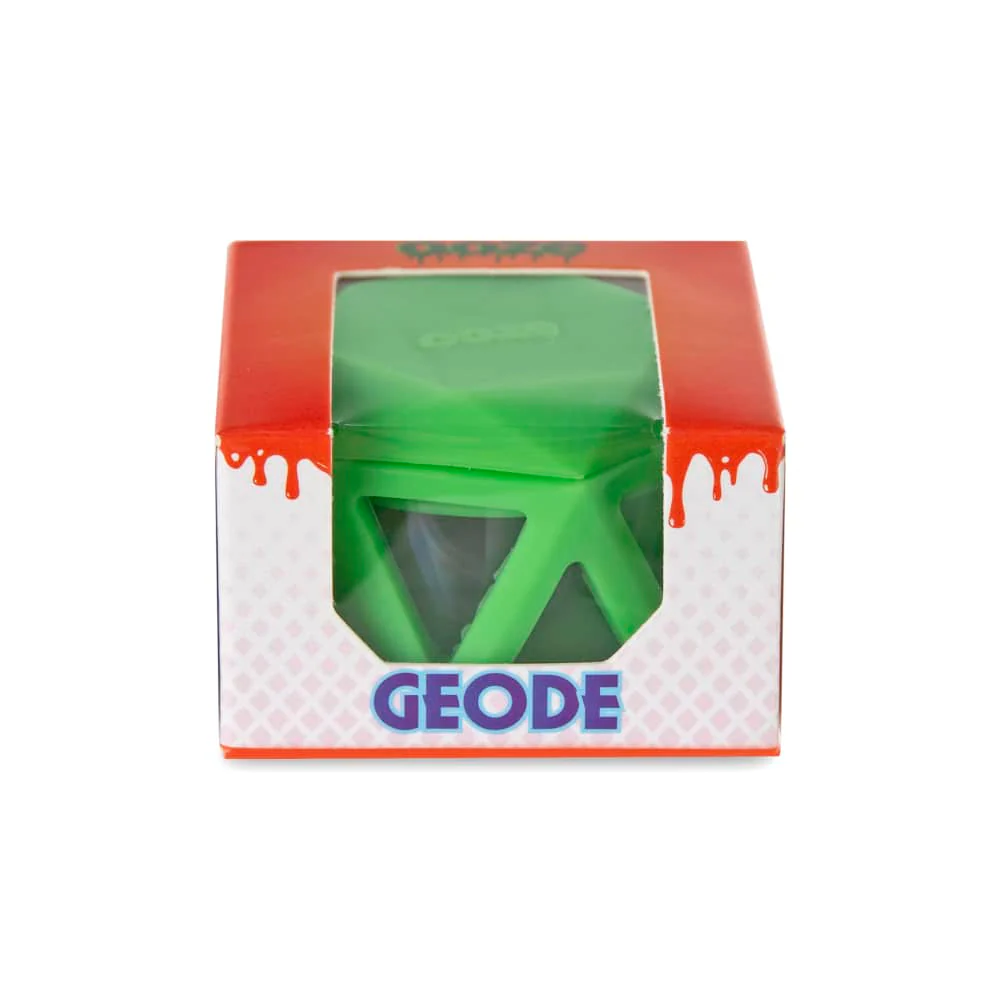 Geode Silicone & Glass Container - Green - Image 6