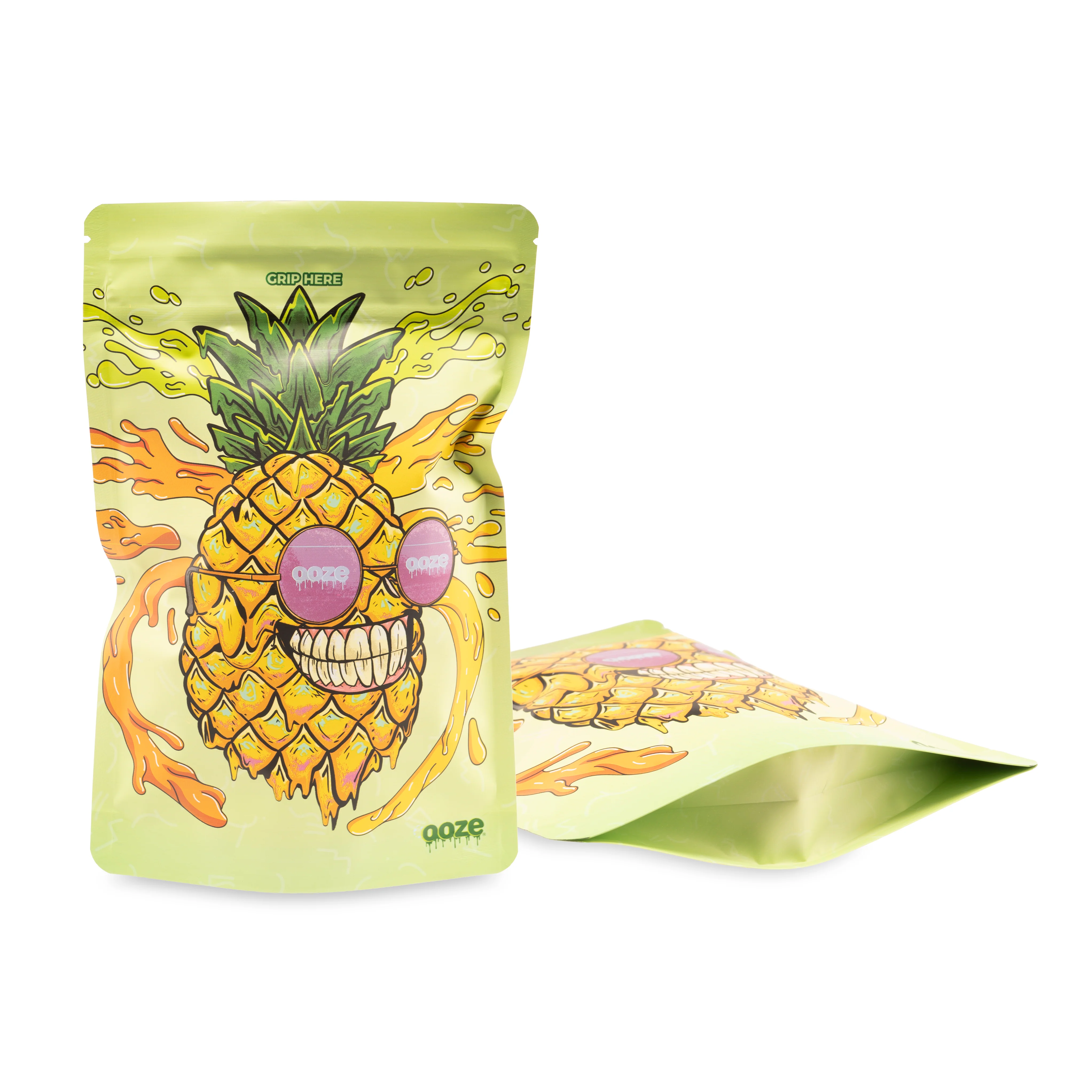 Ooze Designer Series 1 Ounce Mylar Bag 10-Count Box - Mr. Pineapple - Image 4