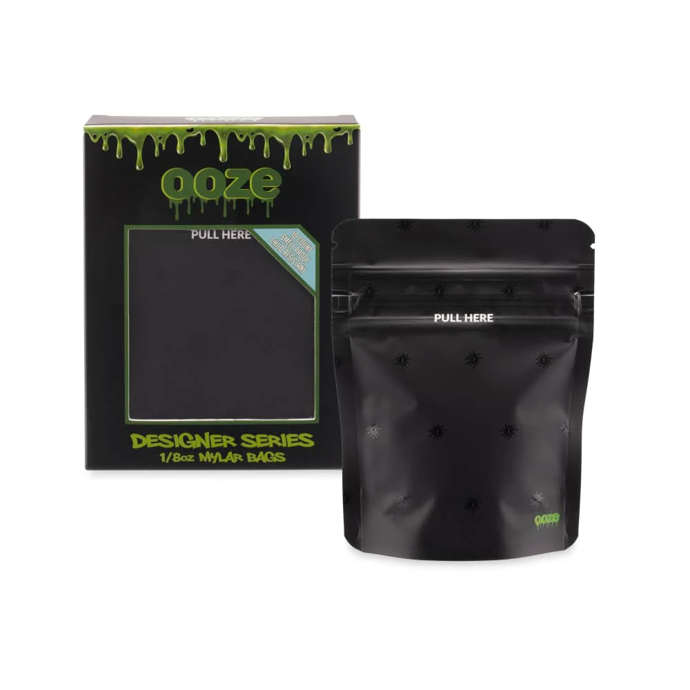 Ooze Designer Series 1-8 Ounce Mylar Bag 10-Pack Box - Logo - Image 6