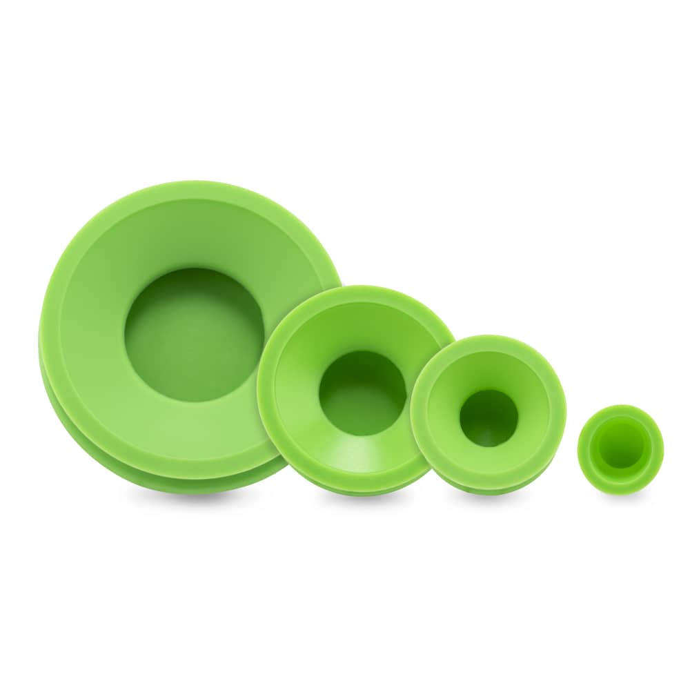 Ooze Resolution Silicone 4pk Res Caps – Green - Image 6