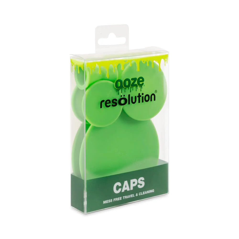 Ooze Resolution Silicone 4pk Res Caps – Green - Image 9
