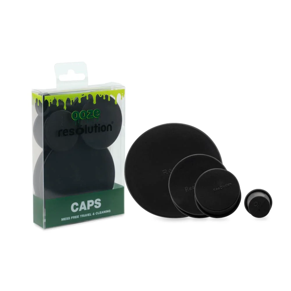 Ooze Resolution Silicone 4pk Res Caps – Black - Image 6