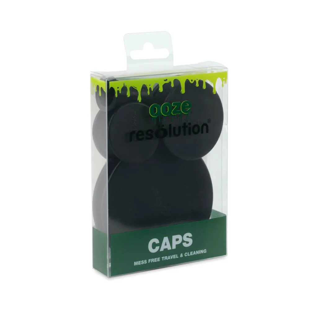 Ooze Resolution Silicone 4pk Res Caps – Black - Image 7