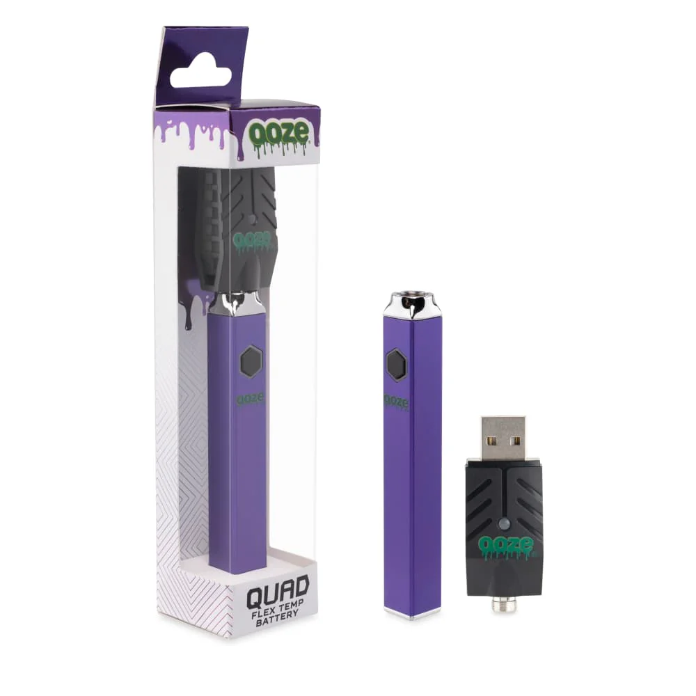 Quad - 500 mAh Square Flex Temp Battery - Ultra Purple - Image 3