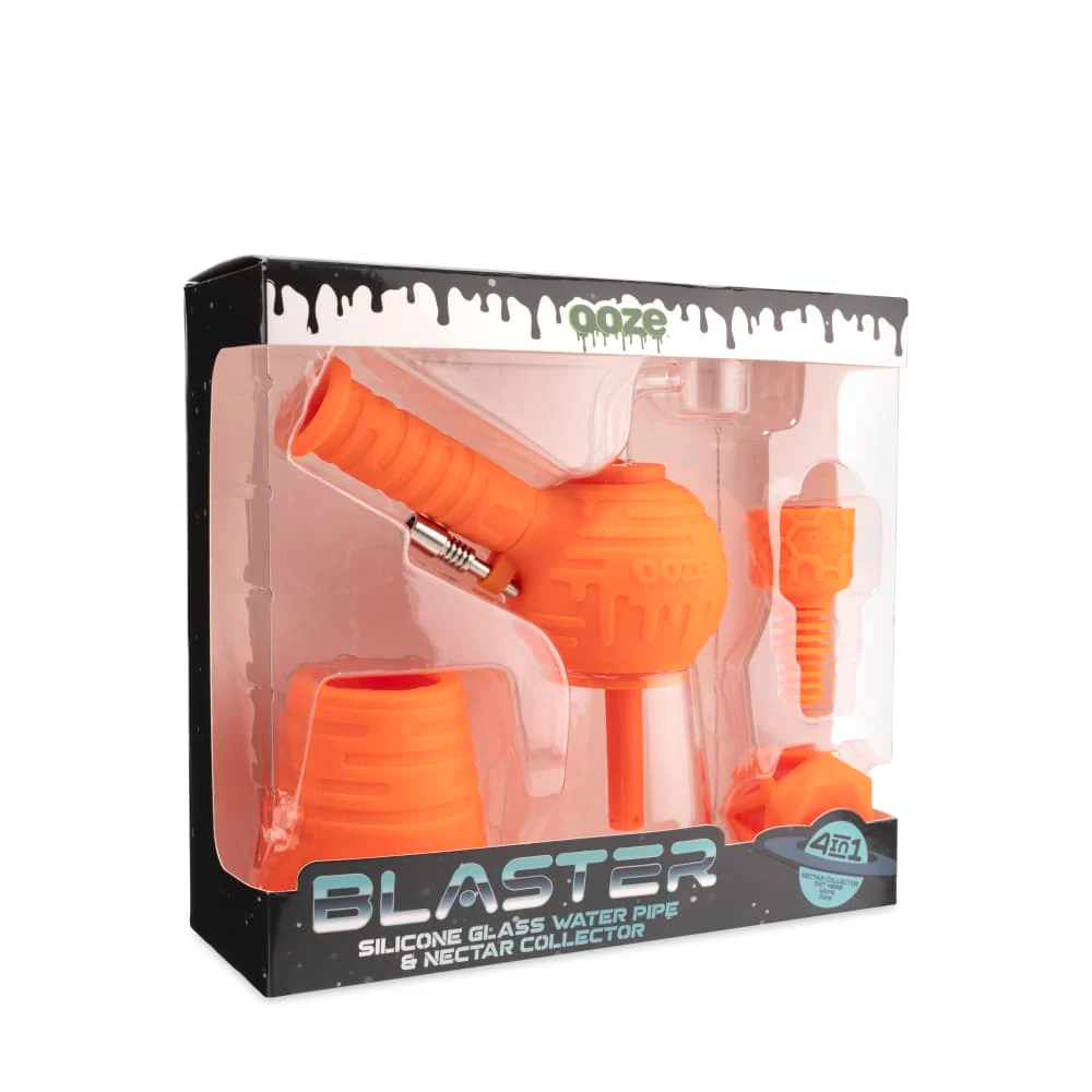 Blaster - Silicone Glass 4-In-1 Hybrid - Orange Burst - Image 10