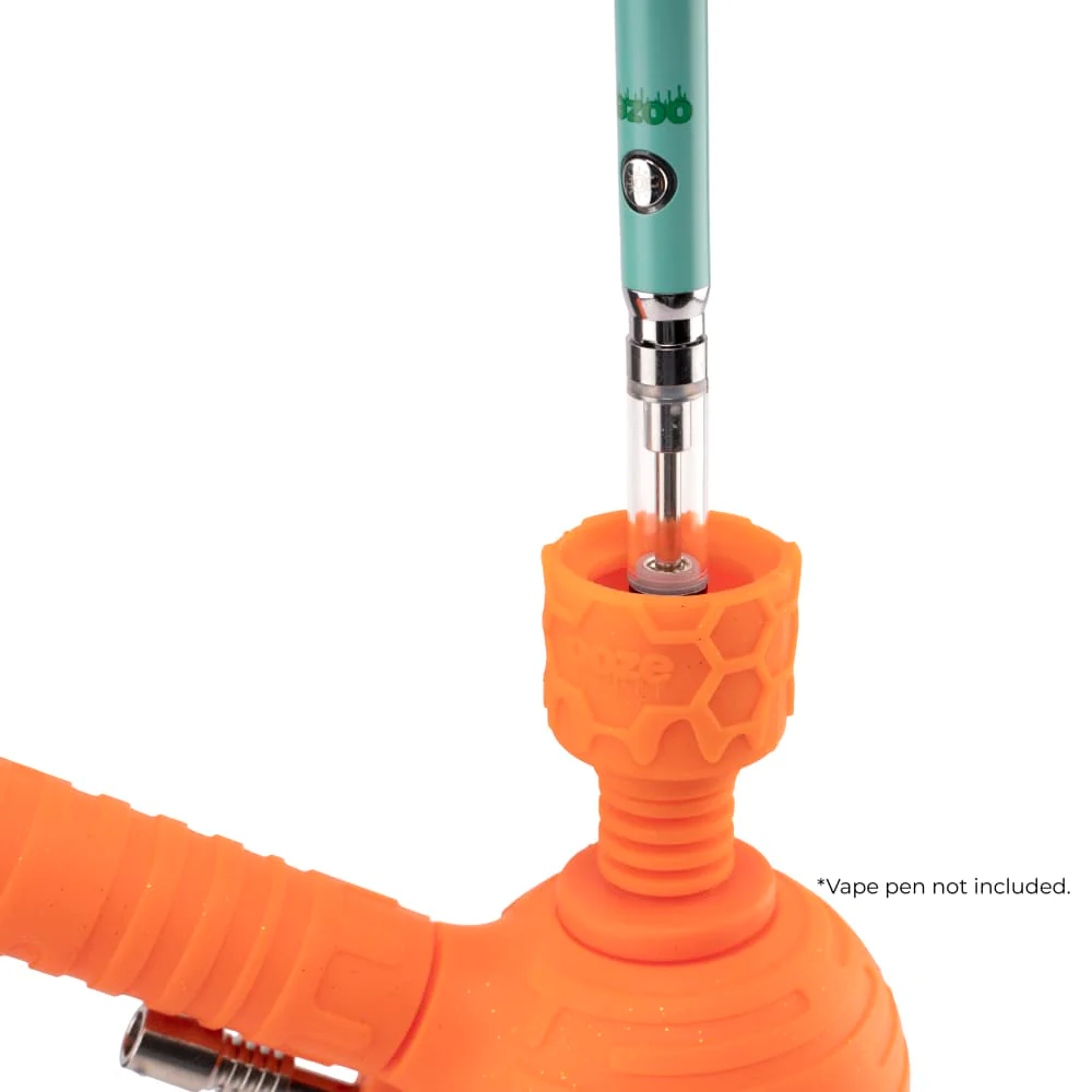 Blaster - Silicone Glass 4-In-1 Hybrid - Orange Burst - Image 4
