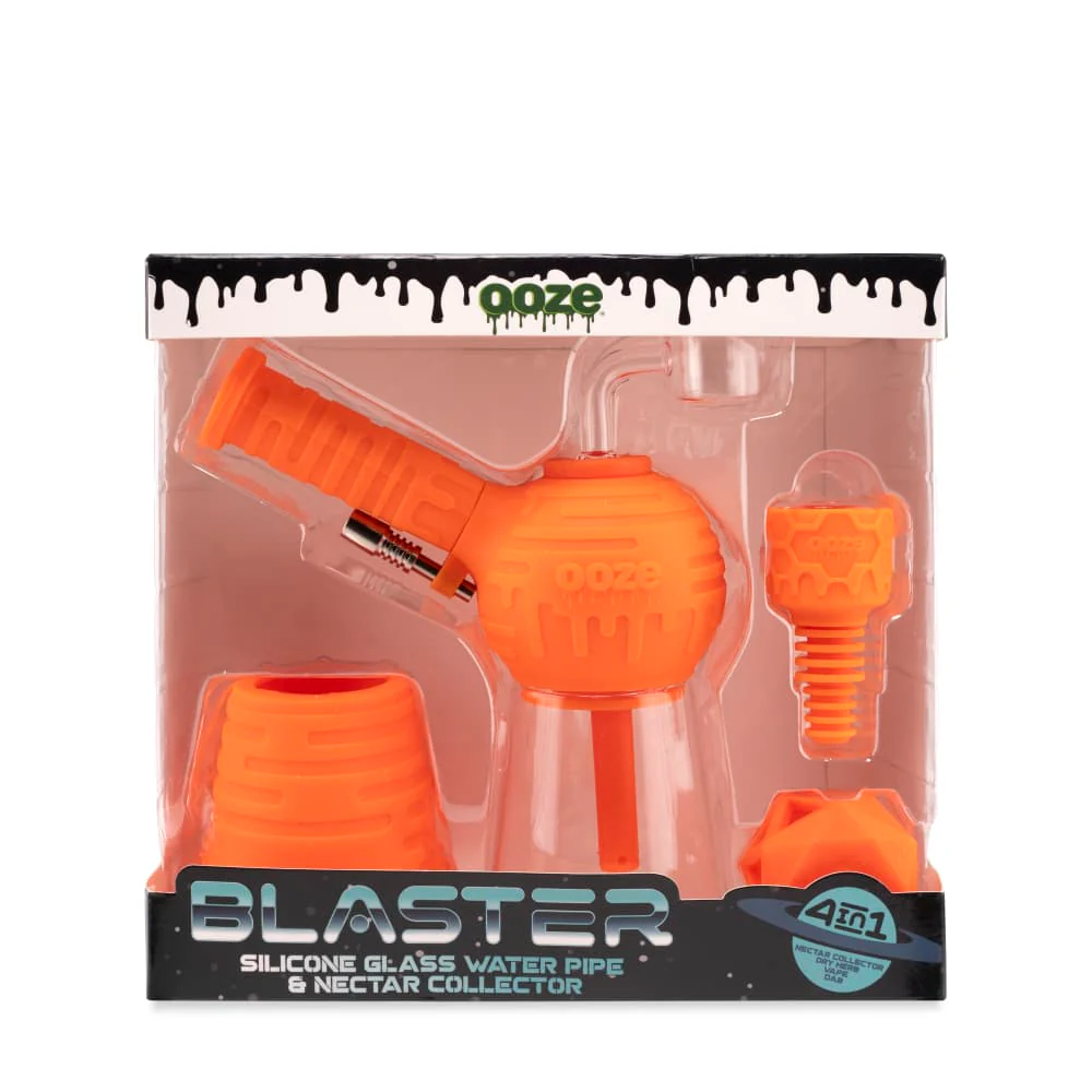 Blaster - Silicone Glass 4-In-1 Hybrid - Orange Burst - Image 8