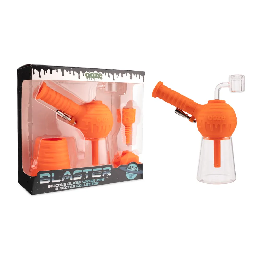 Blaster - Silicone Glass 4-In-1 Hybrid - Orange Burst - Image 9