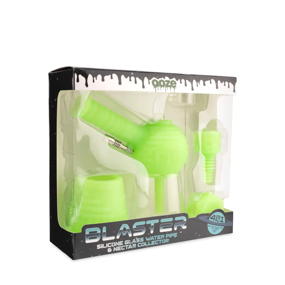 Blaster - Silicone Glass 4-In-1 Hybrid - Green Glow - Image 10