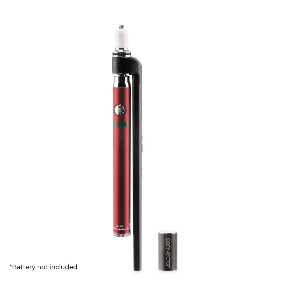 Ooze X Stache Connectar - 510 Dab Straw Attachment - Black - Image 4