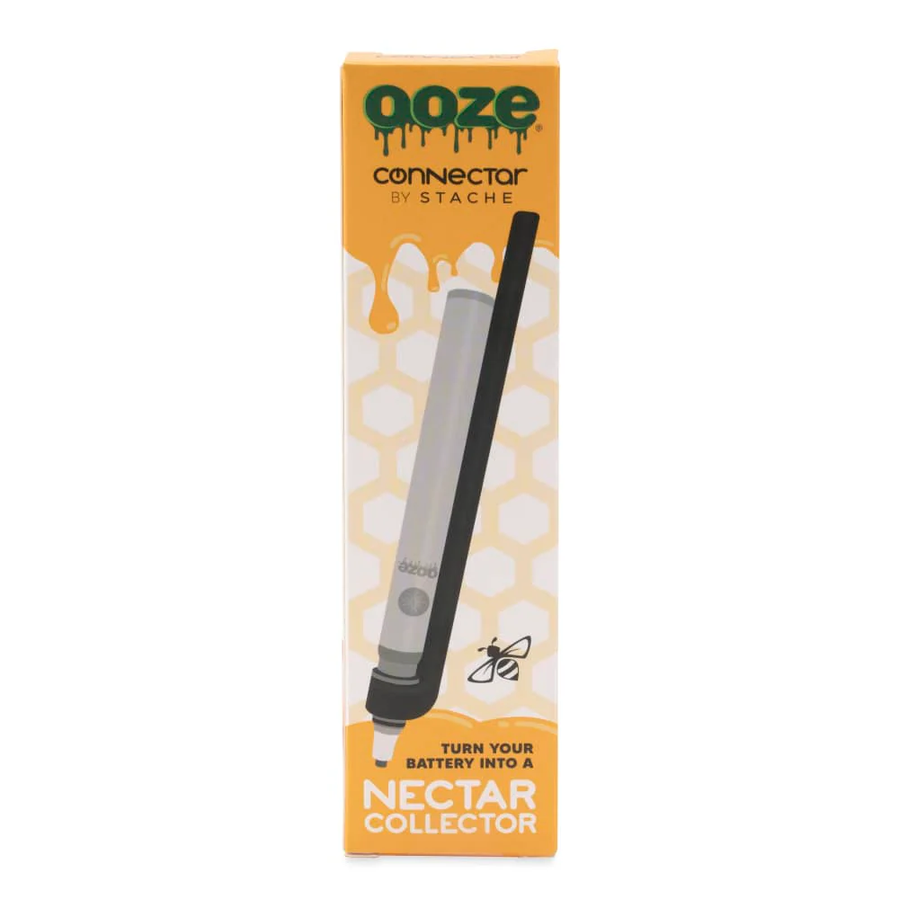 Ooze X Stache Connectar - 510 Dab Straw Attachment - Black - Image 5