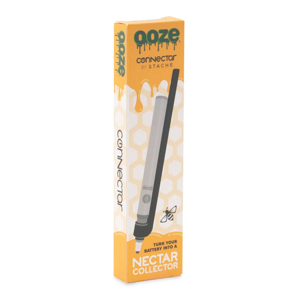 Ooze X Stache Connectar - 510 Dab Straw Attachment - Black - Image 7