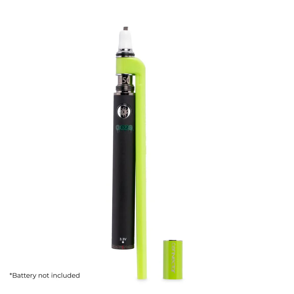 Ooze X Stache Connectar - 510 Dab Straw Attachment - Green - Image 5