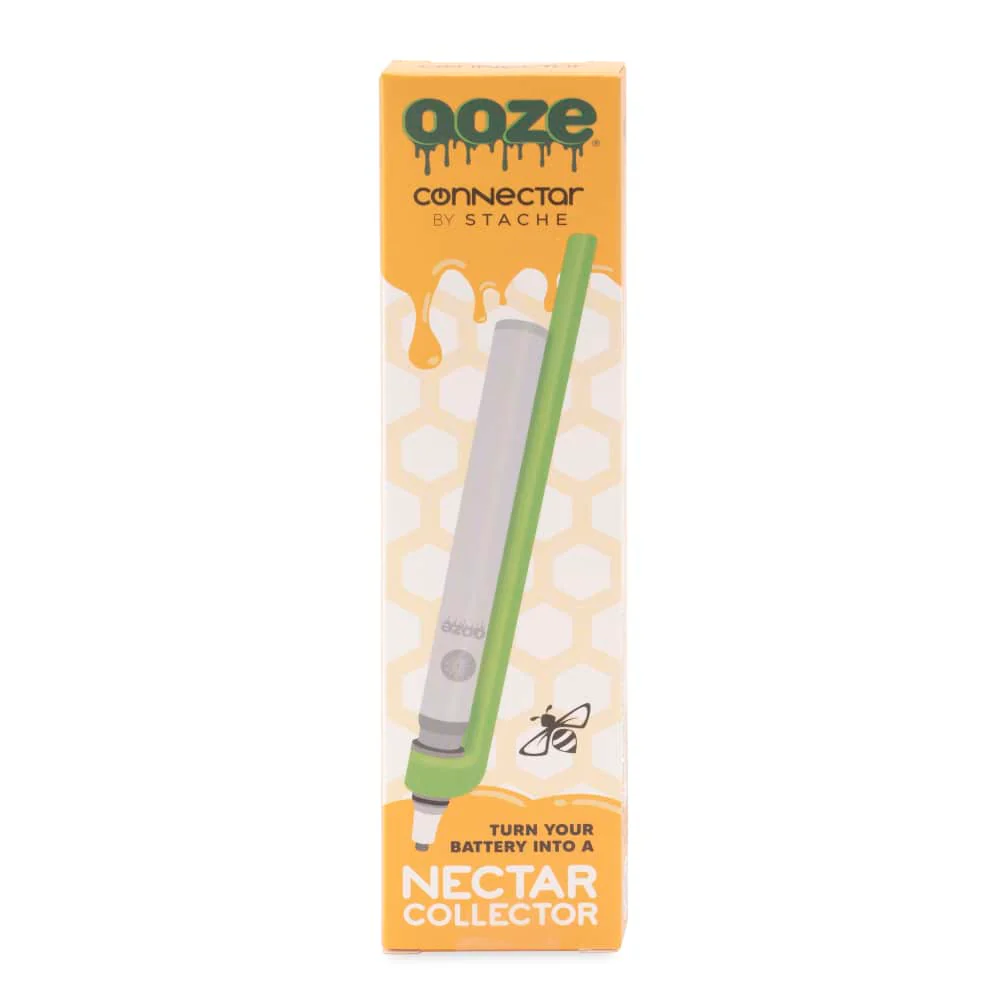 Ooze X Stache Connectar - 510 Dab Straw Attachment - Green - Image 6