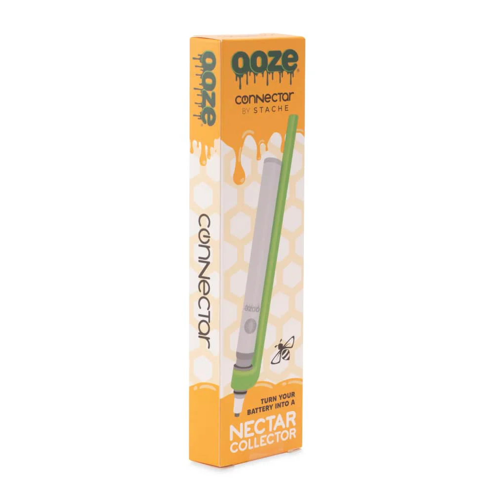 Ooze X Stache Connectar - 510 Dab Straw Attachment - Green - Image 8