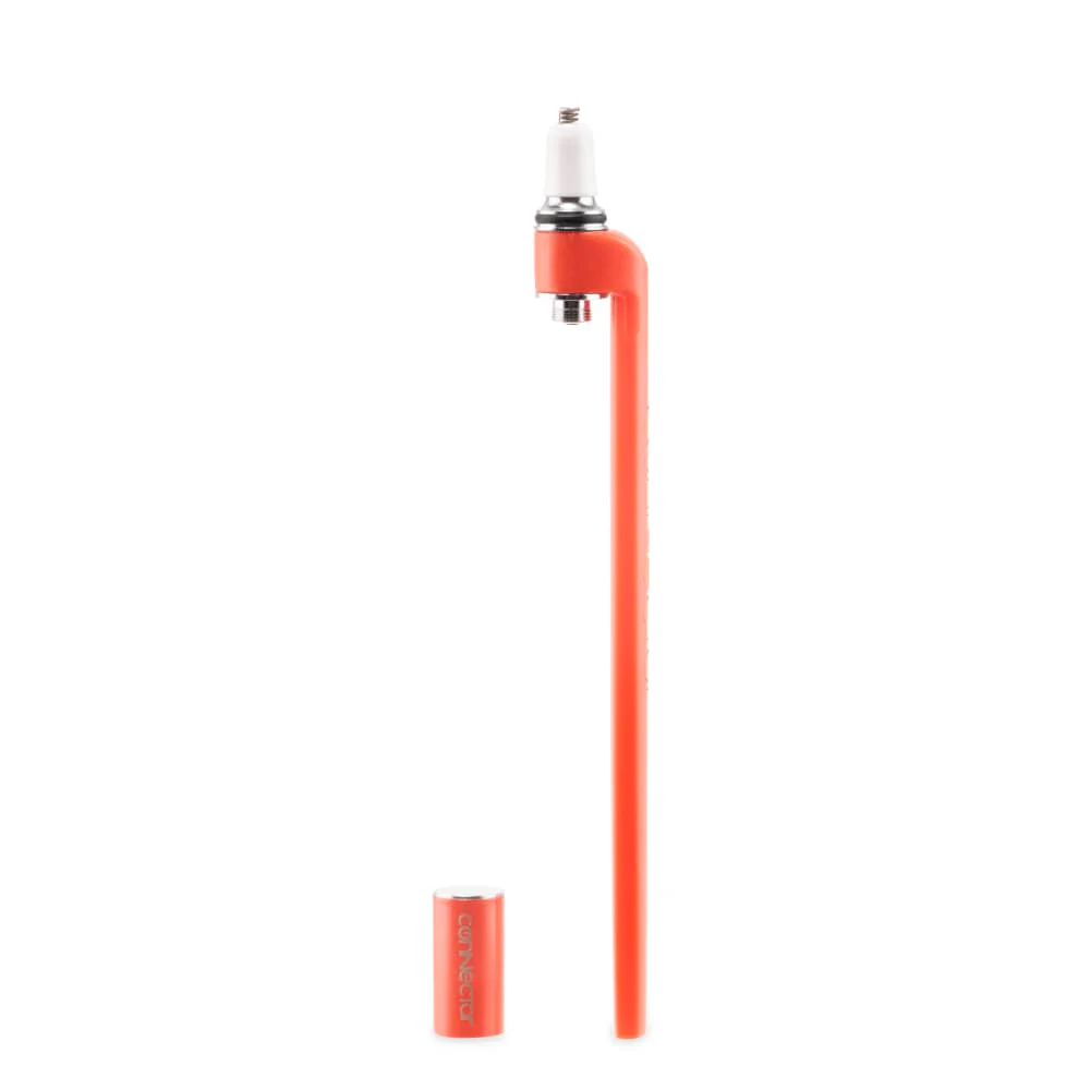 Ooze X Stache Connectar - 510 Dab Straw Attachment - Red - Image 3