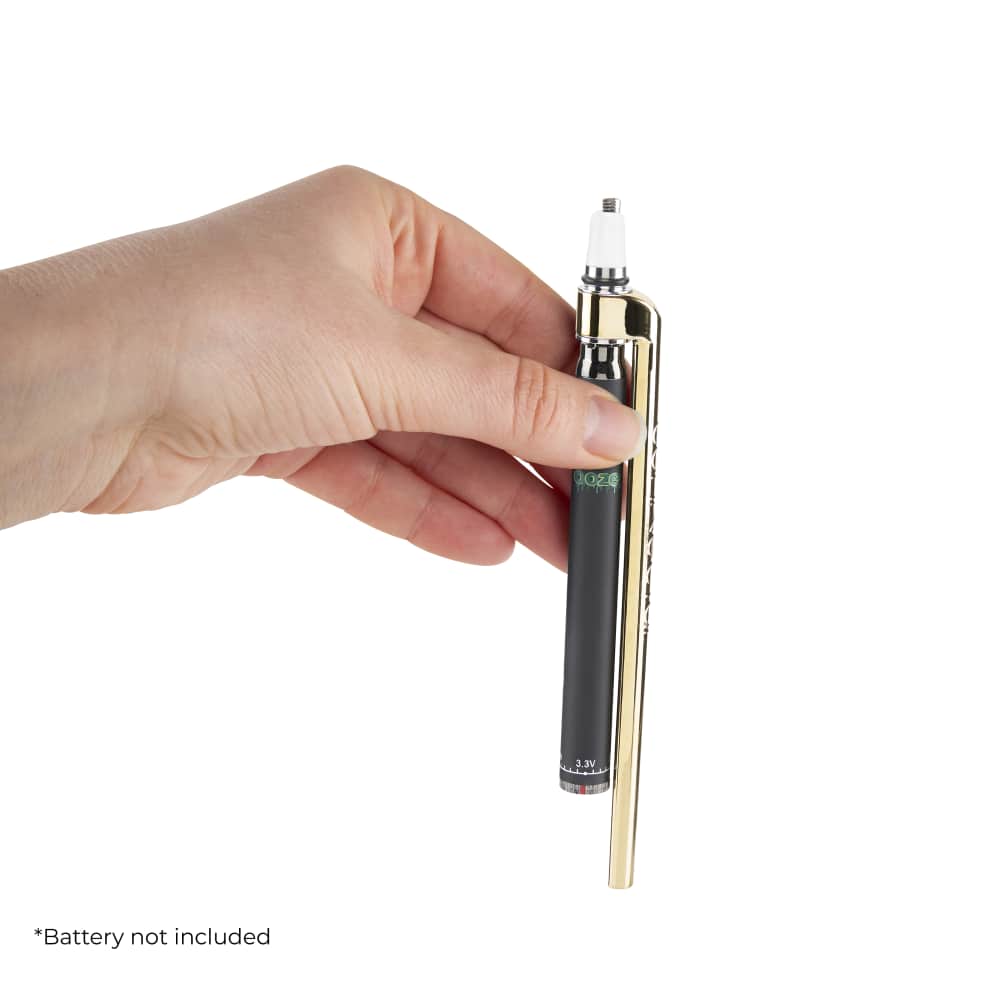 Ooze X Stache Connectar - 510 Dab Straw Attachment - Gold - Image 3