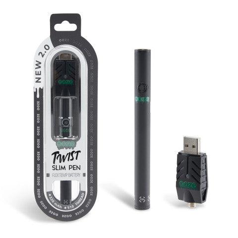 Twist Slim Pen 2.0 - 320 mAh Flex Temp Battery - Panther Black - Image 5