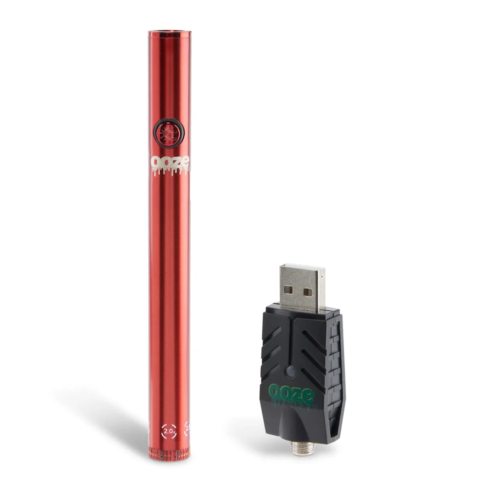 Twist Slim Pen 2.0 - 320 mAh Flex Temp Battery - Ruby Red - Image 3