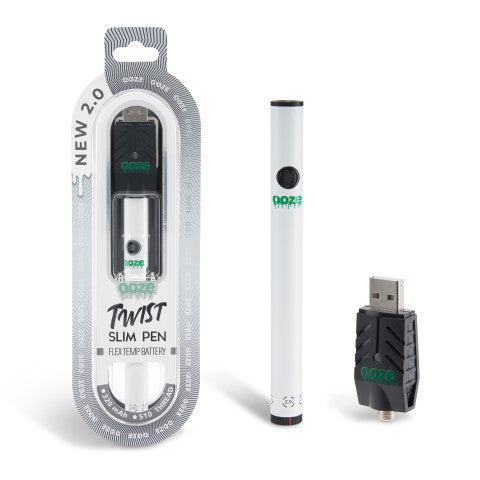 Twist Slim Pen 2.0 - 320 mAh Flex Temp Battery - Ghost White - Image 4
