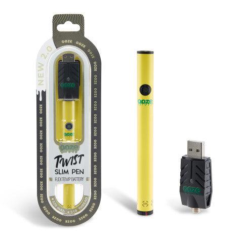Twist Slim Pen 2.0 - 320 mAh Flex Temp Battery - Mellow Yellow - Image 5
