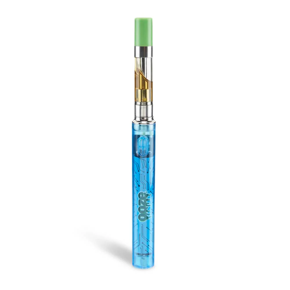 Slim Clear Series Transparent 510 Vape Battery – Sapphire Blue - Image 5