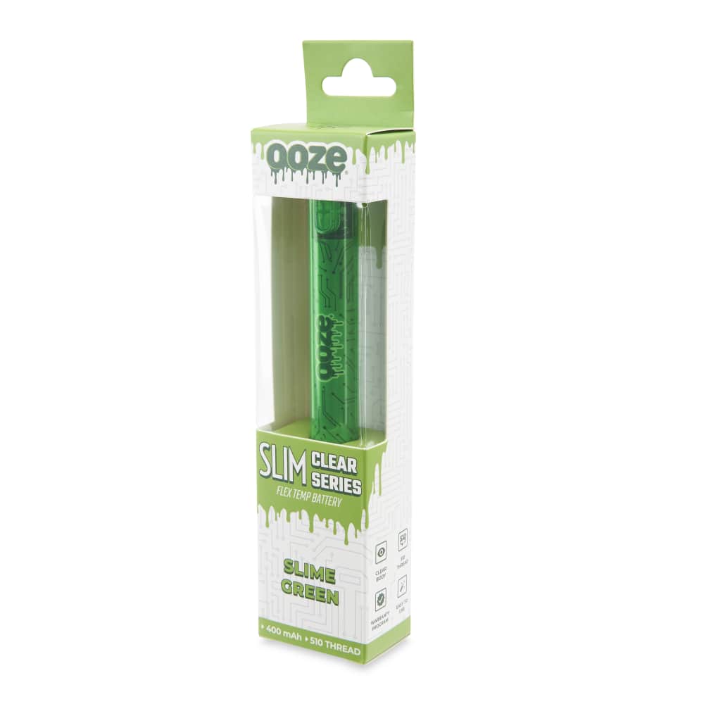 Slim Clear Series Transparent 510 Vape Battery – Slime Green - Image 7