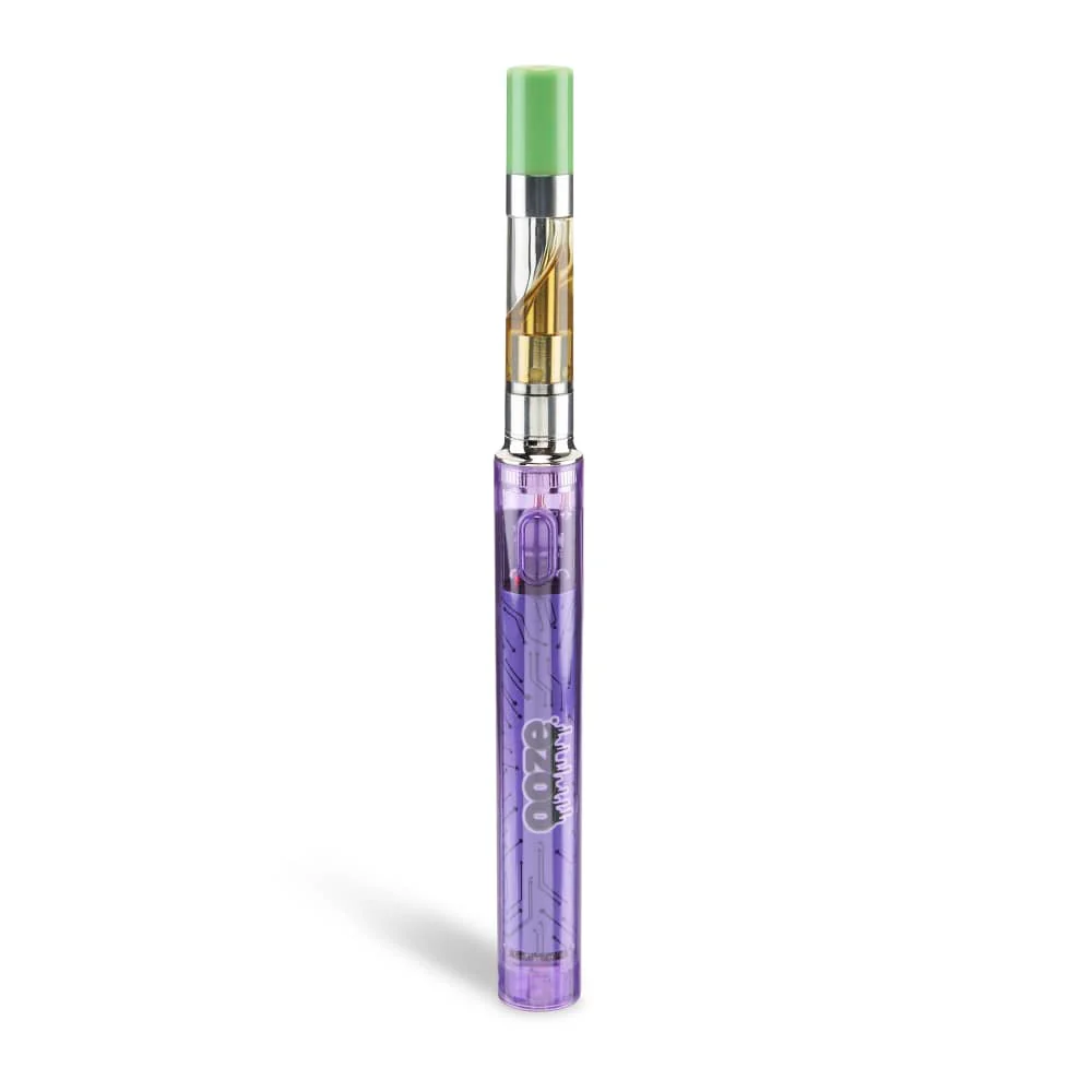 Slim Clear Series Transparent 510 Vape Battery – Ultra Purple - Image 3