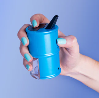Electro Barrel E-Rig – C-Core 2000 mAh - Arctic Blue - Image 3