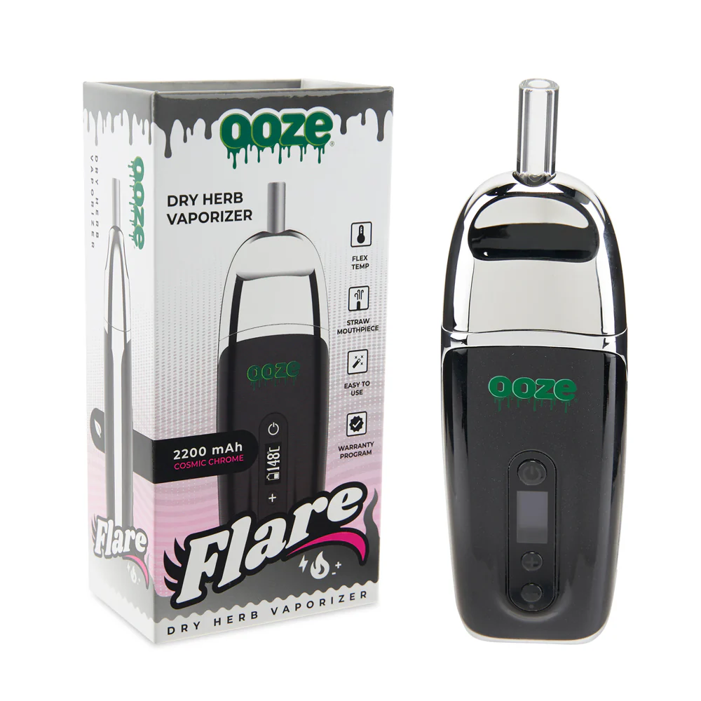 Flare Dry Herb Vaporizer - Cosmic Chrome - Image 6