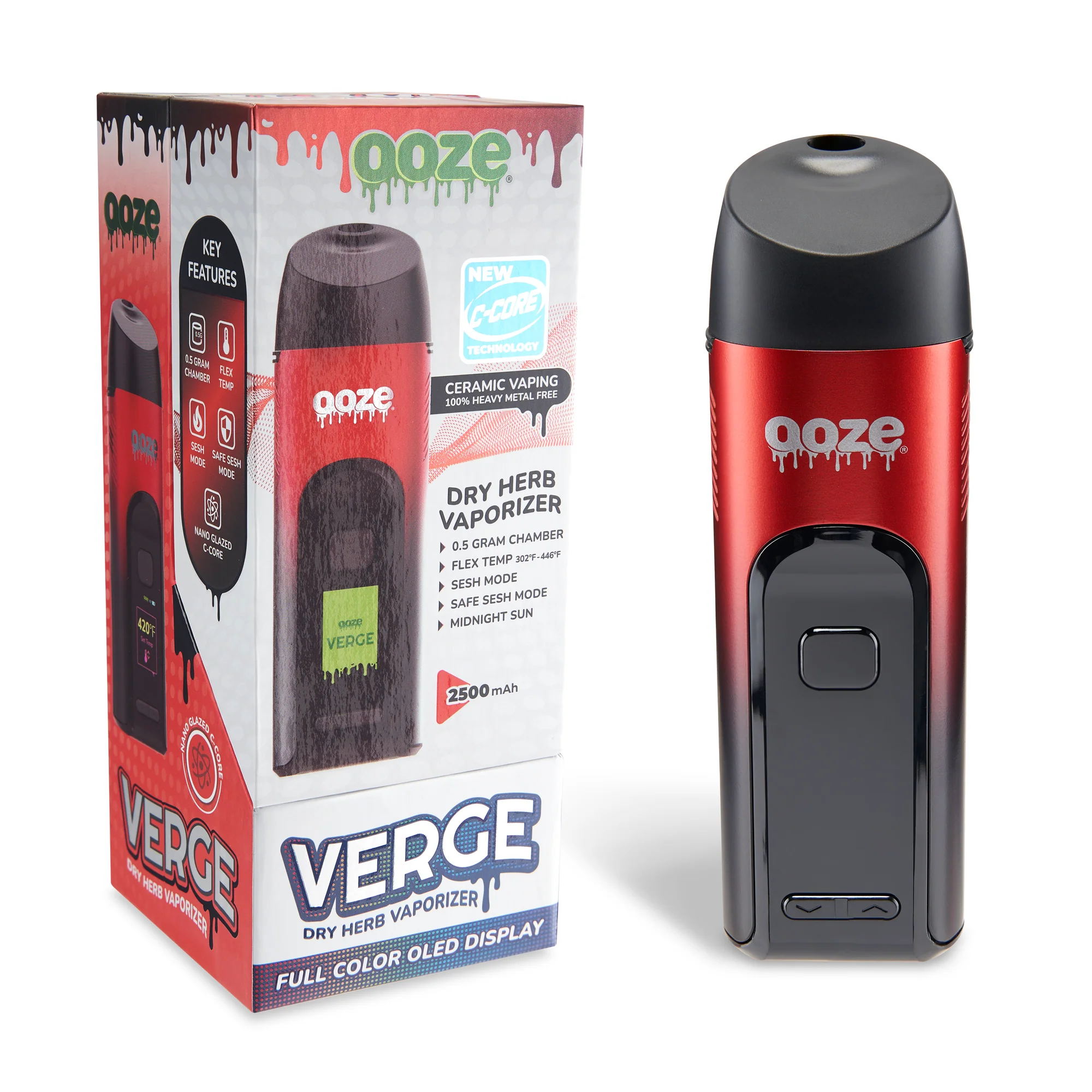 Verge – 2500 mAh Dry Herb Vaporizer - Midnight Sun - Image 9