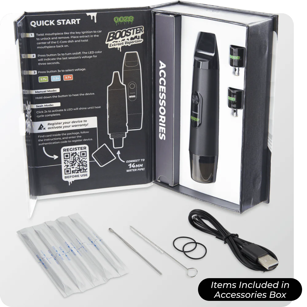 Booster Extract Vaporizer – C-Core 1100 mAh - Panther Black - Image 5