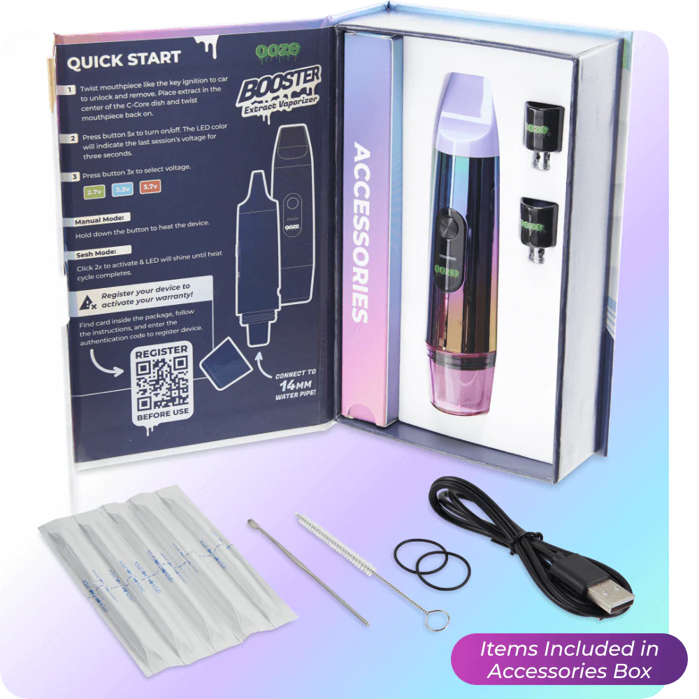 Booster Extract Vaporizer – C-Core 1100 mAh - Rainbow - Image 8