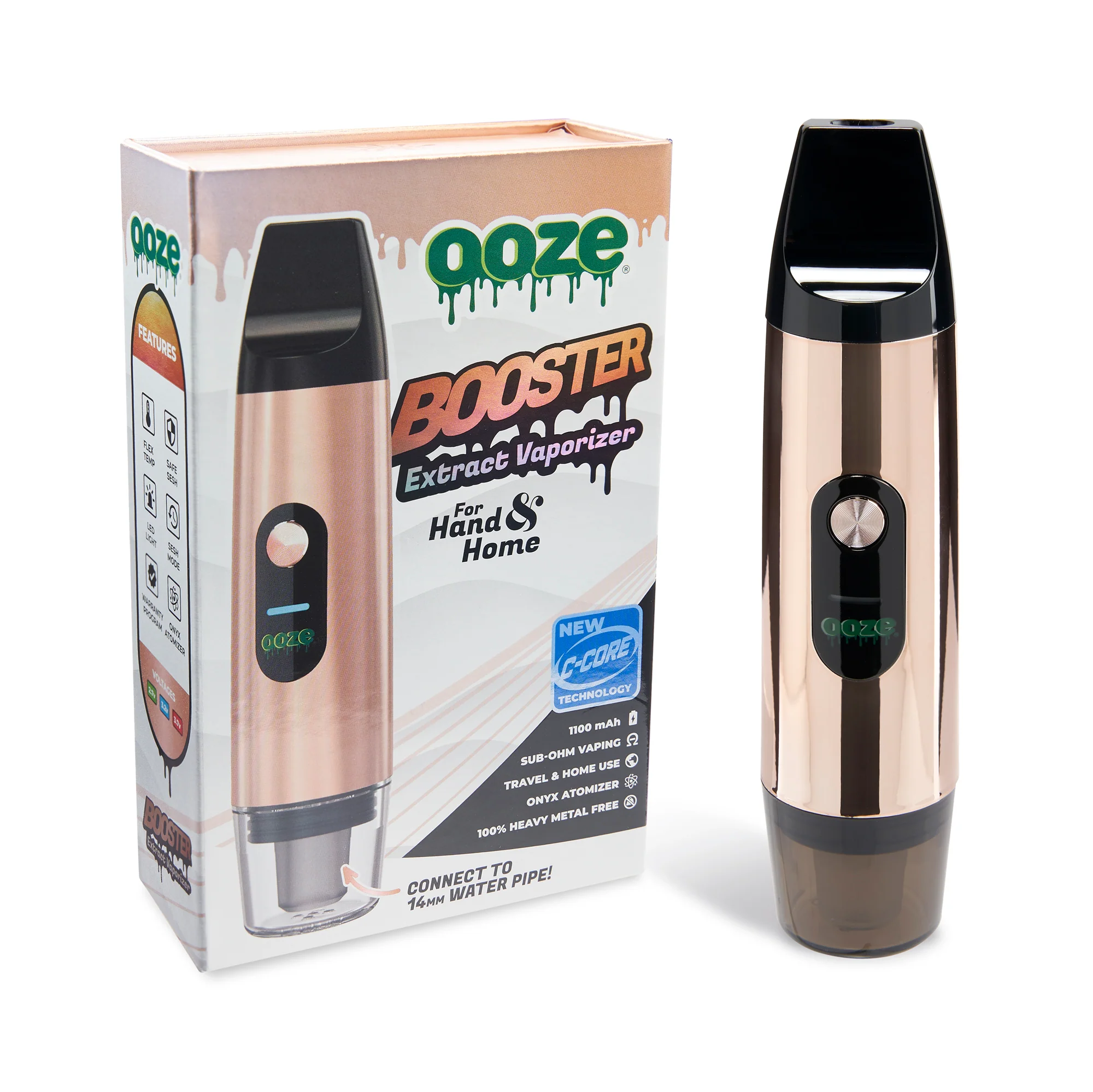 Booster Extract Vaporizer – C-Core 1100 mAh – Black Rose - Image 14