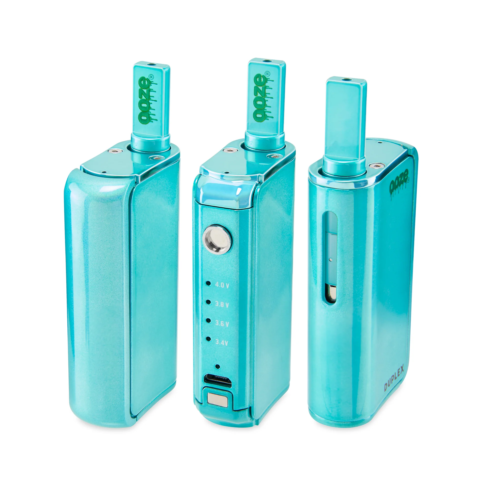 Duplex Pro – 900 mAh – Cartridge & Wax Vaporizer - Arctic Blue - Image 4