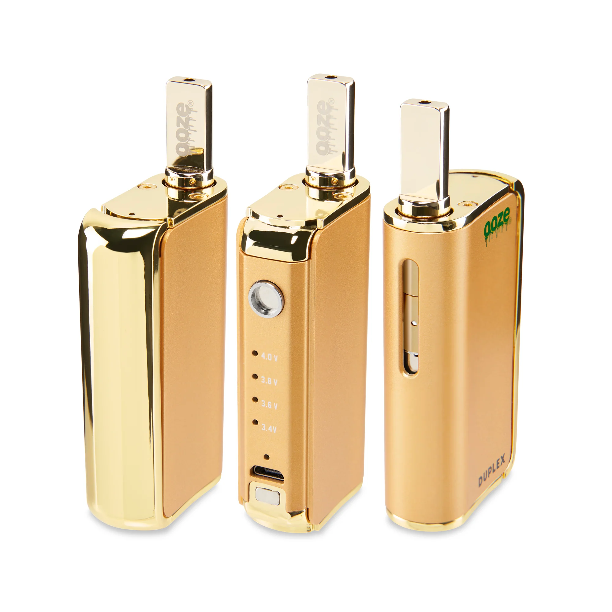 Duplex Pro – 900 mAh – Cartridge & Wax Vaporizer - Lucky Gold - Image 4