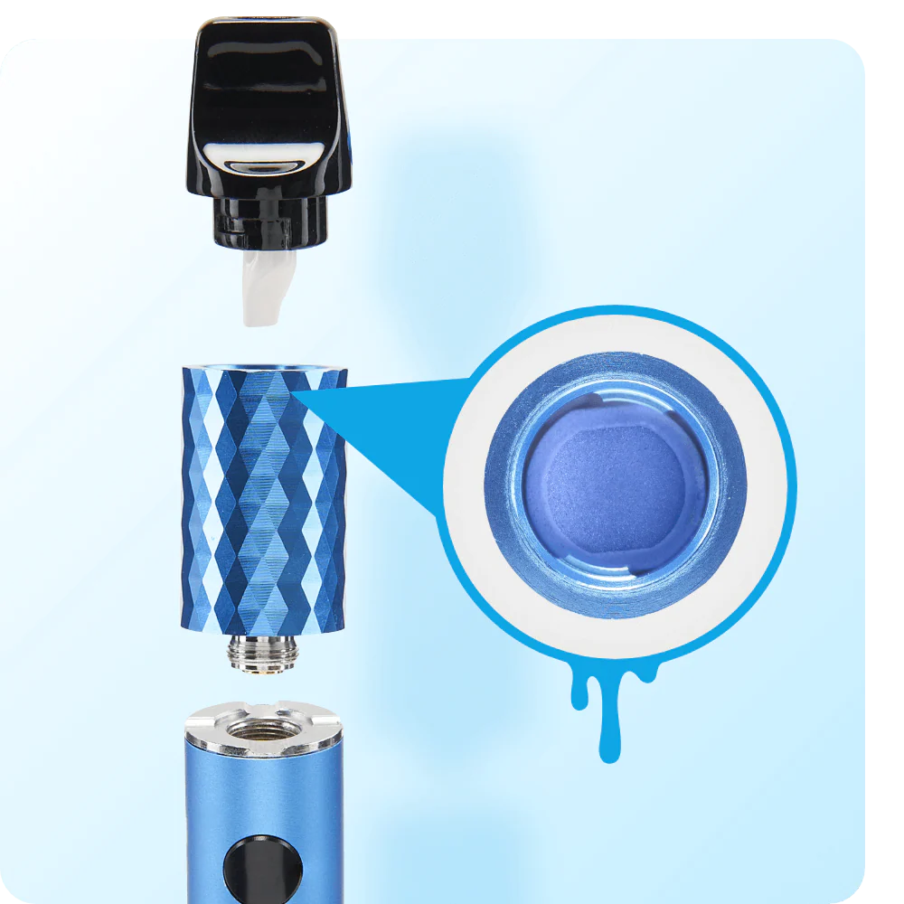 Beacon Extract Vaporizer – C-Core 800 mAh - Arctic Blue - Image 3