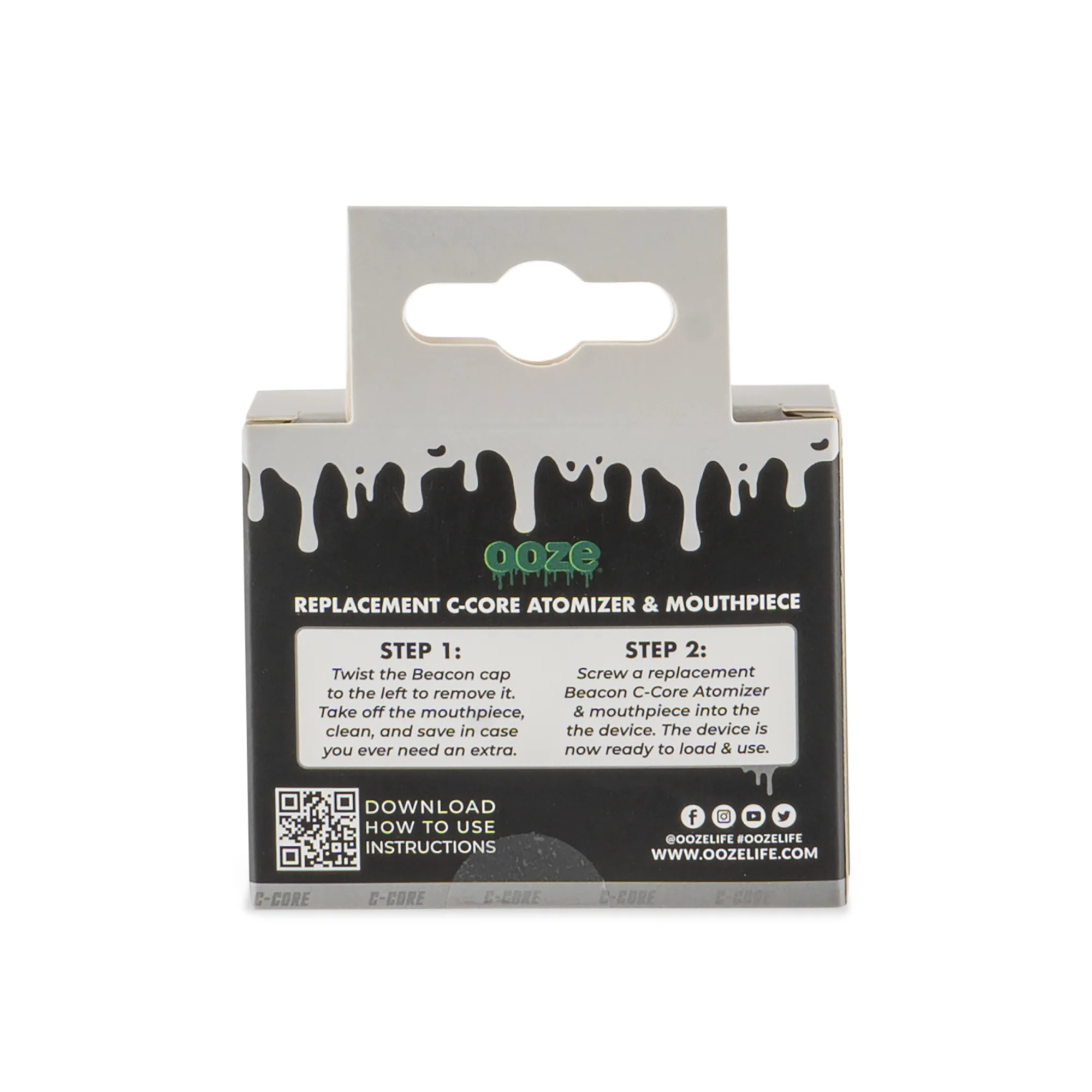 Beacon Onyx Atomizer & Mouthpiece Replacement 2-Pack - Panther Black - Image 5