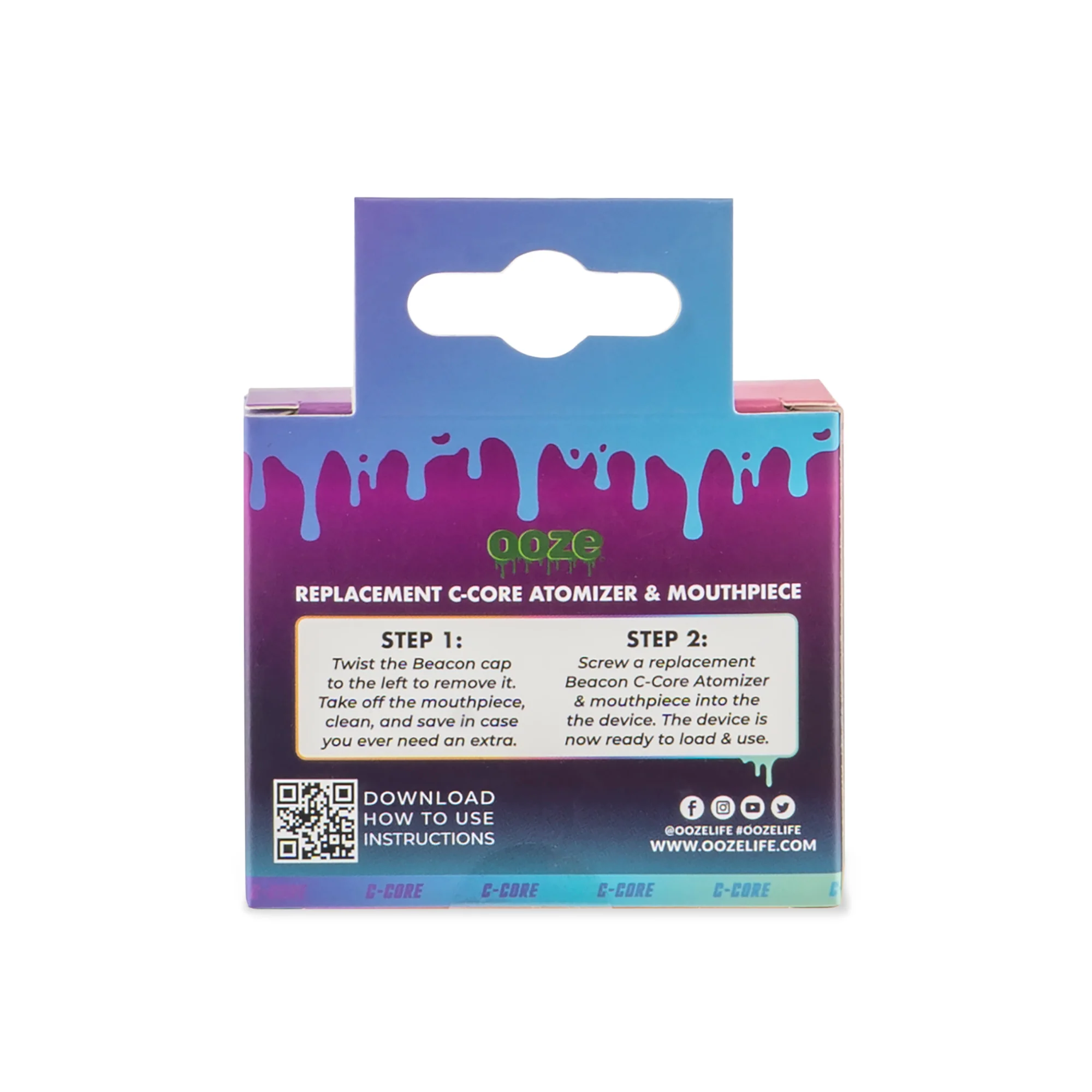 Beacon Onyx Atomizer & Mouthpiece Replacement 2-Pack - Rainbow - Image 5