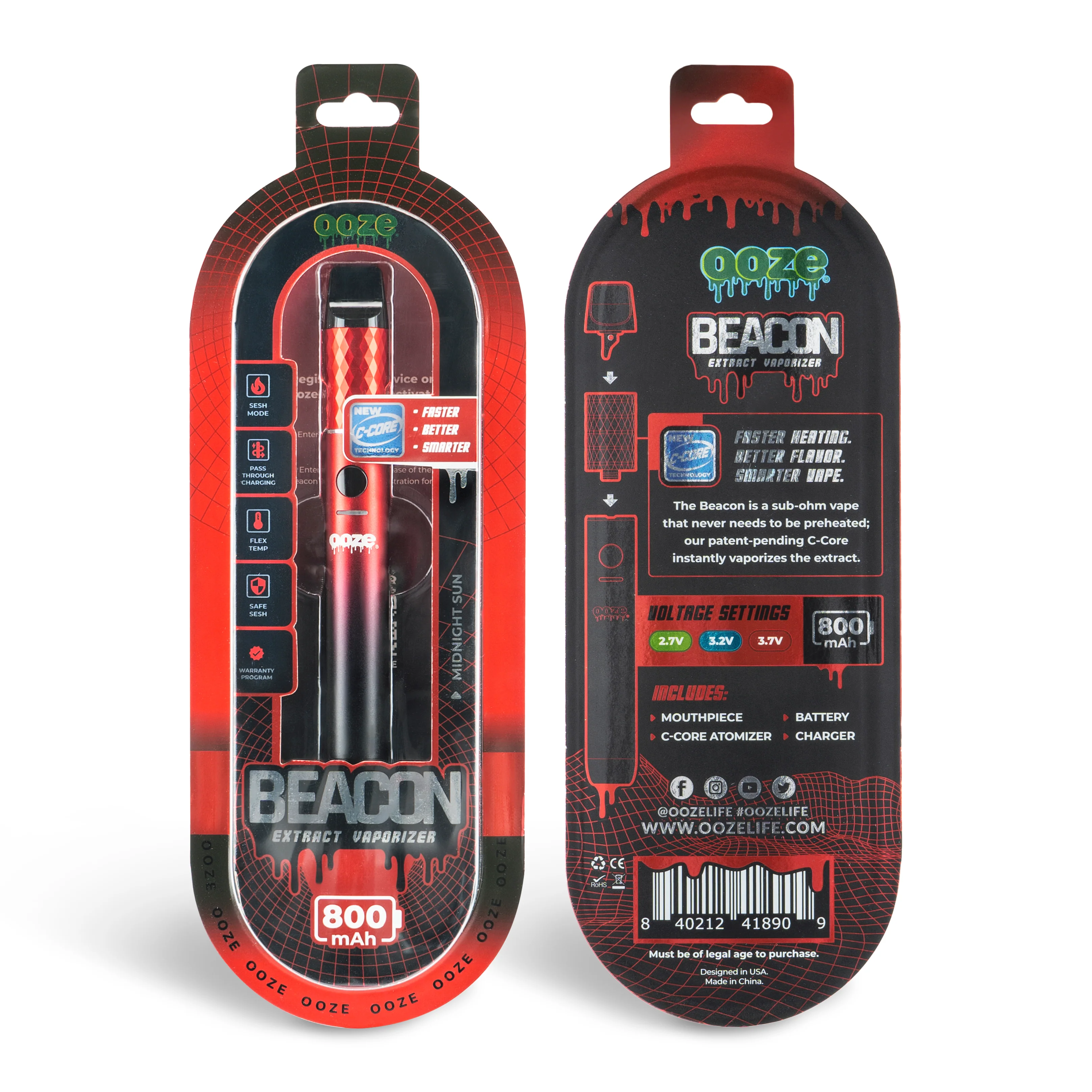 Beacon Extract Vaporizer – C-Core 800 mAh - Midnight Sun - Image 9