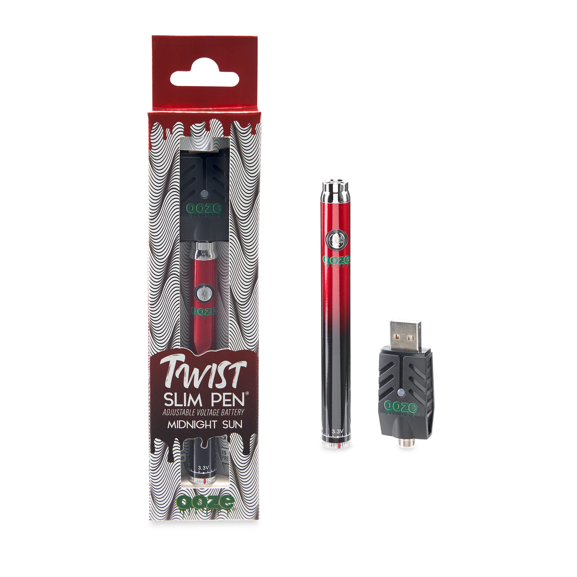 Twist Slim Pen – 320 mAh Flex Temp Battery – Midnight Sun - Image 2