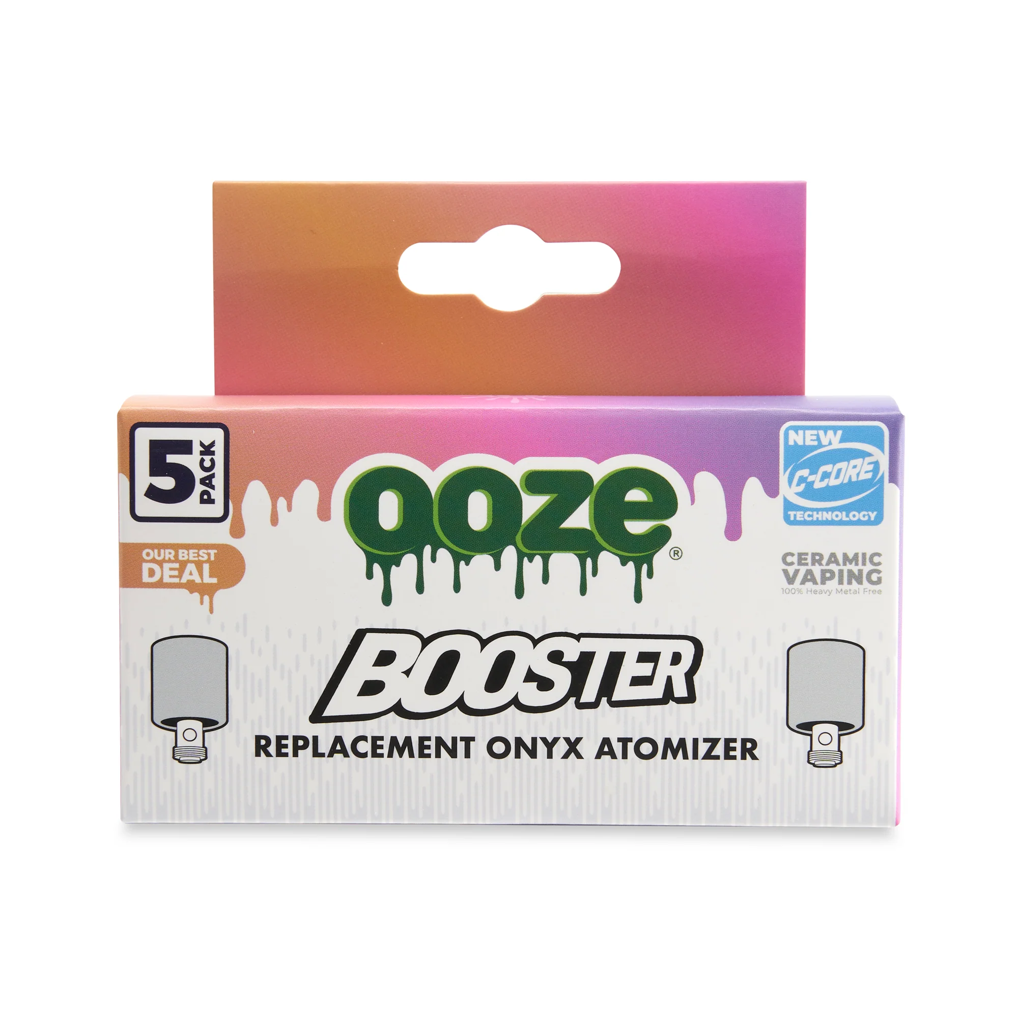 Booster Onyx Atomizer Replacement 5-Pack - Image 3