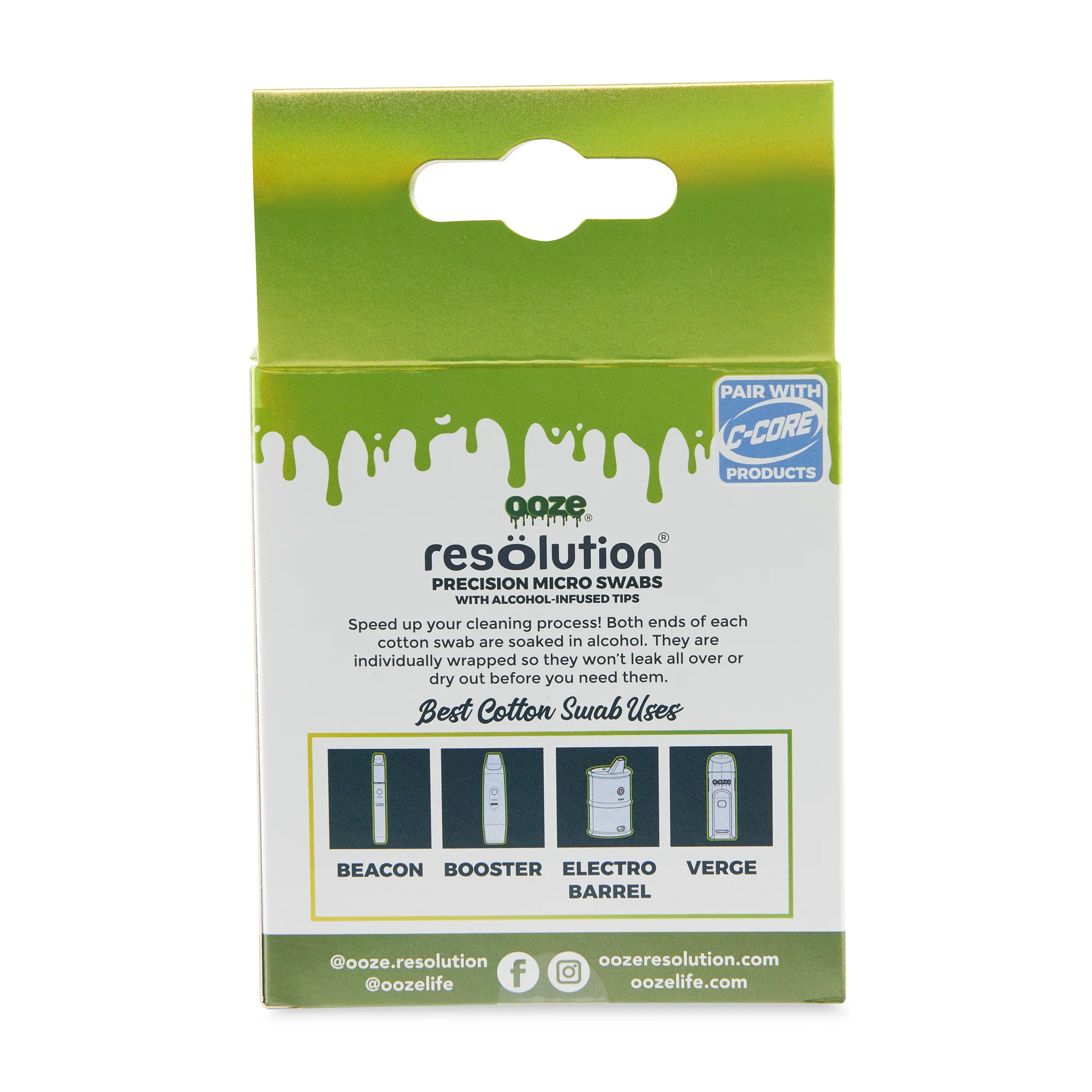 Ooze Resolution Precision Micro Swabs – 100ct - Image 8