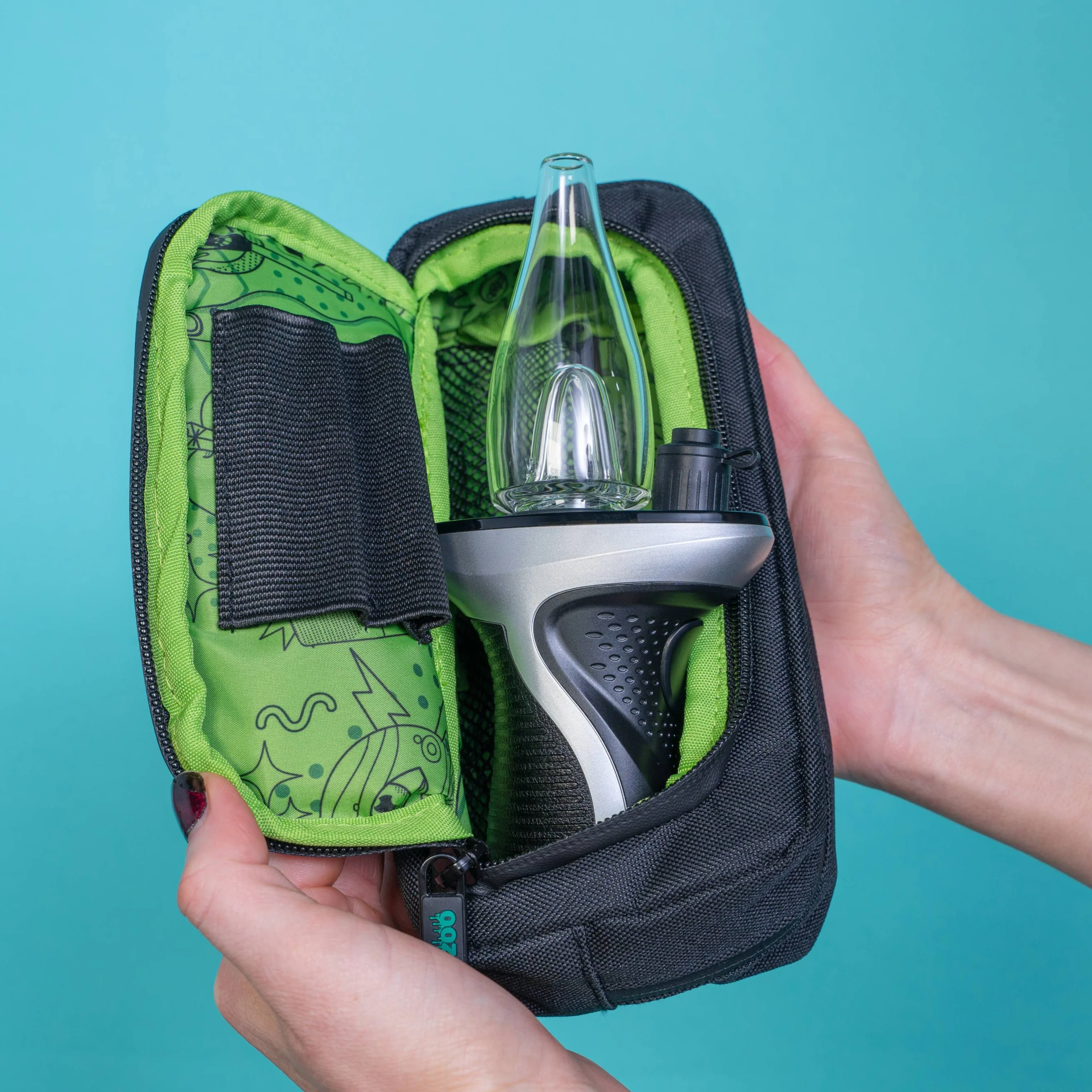 Ooze Smell Proof Travel Pin Bag - Traveler Series - Smoke Gray - Image 3